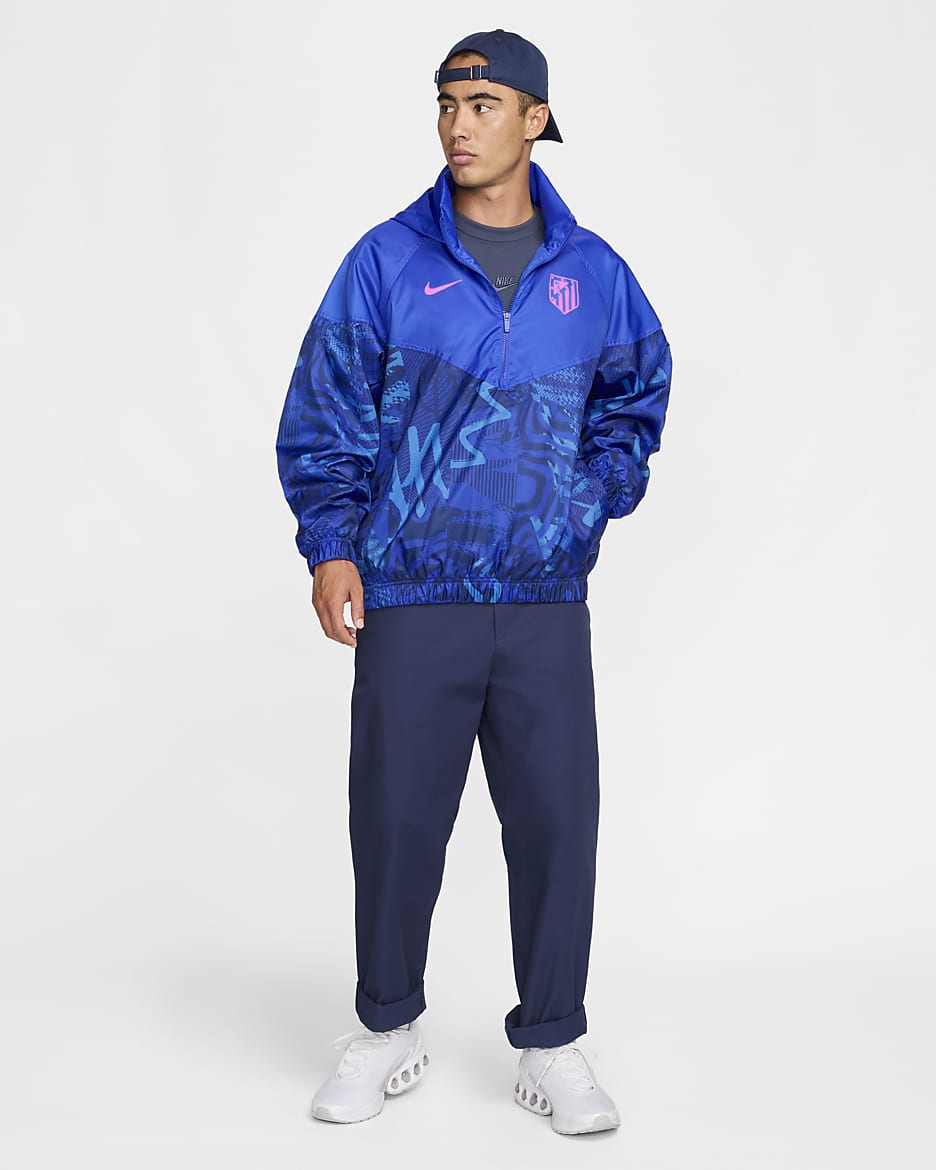 Atletico Madrid Windrunner Third Men s Nike Football Anorak Jacket. Nike UK